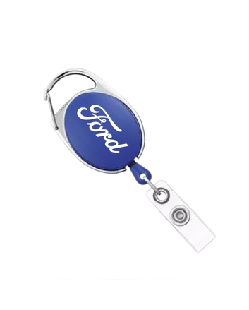 Retractable Clip for Id Card Holder - Blue Color